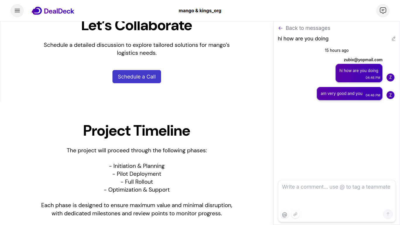 Collaboration UI